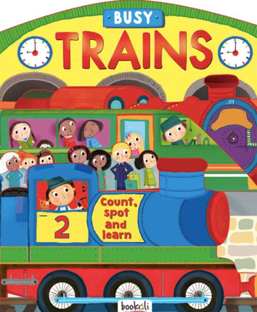 A-C Hinkler Books | 3D Boards Busy Trains