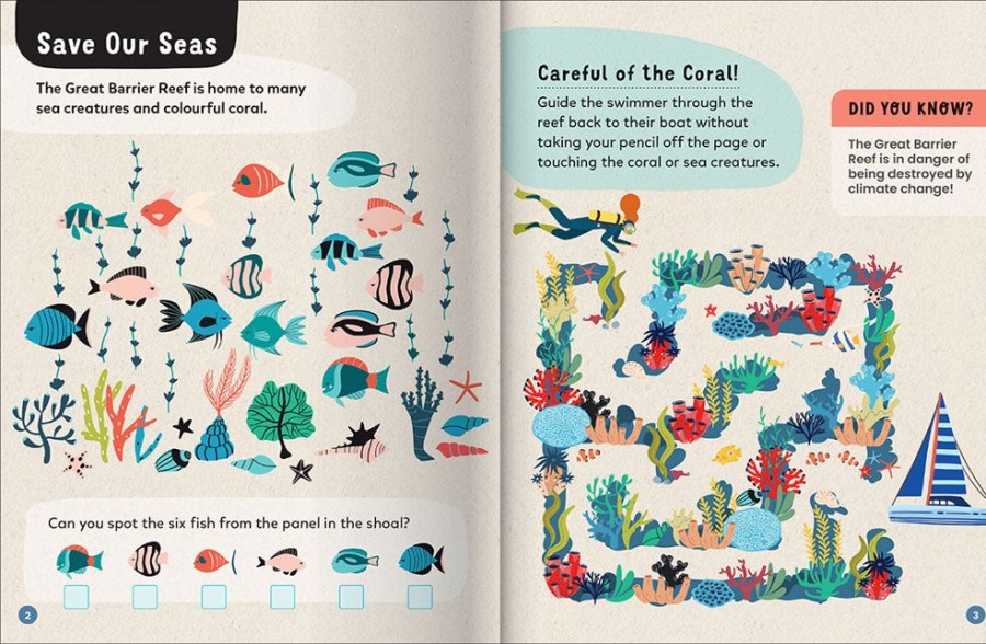 A-C Hinkler Books | Eco Zoomers Earth Friendly Activity Book