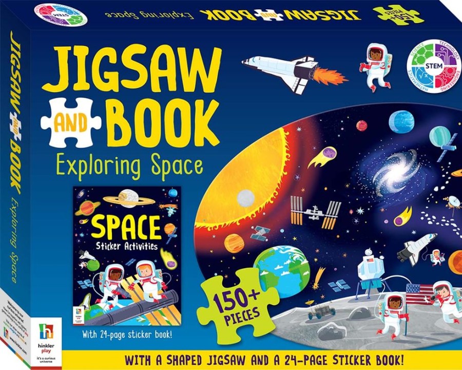 N-Z Hinkler Art & Craft | Book And Jigsaw: Exploring Space