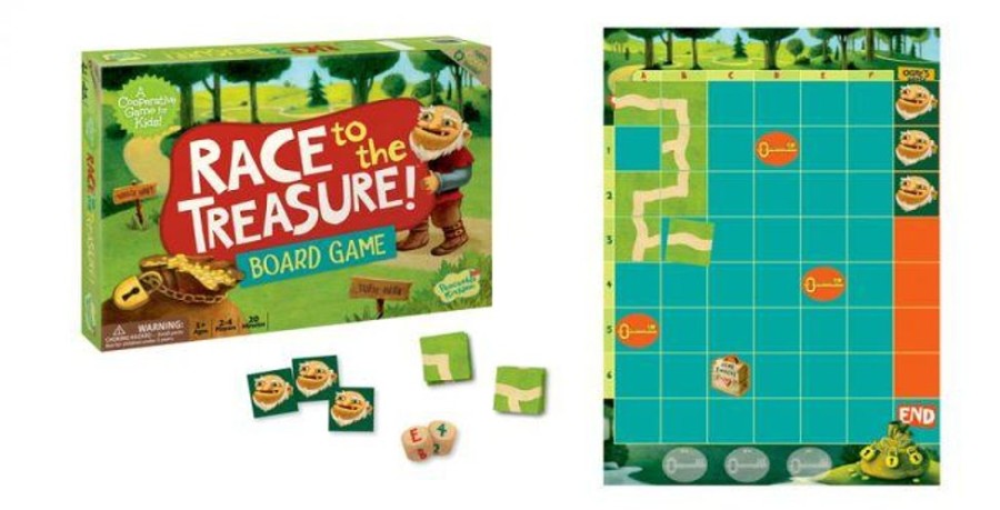 N-Z Peaceable Kingdom | Peaceable Kingdom Cooperative Game - Race To The Treasure - Nz Educational Kids Toys