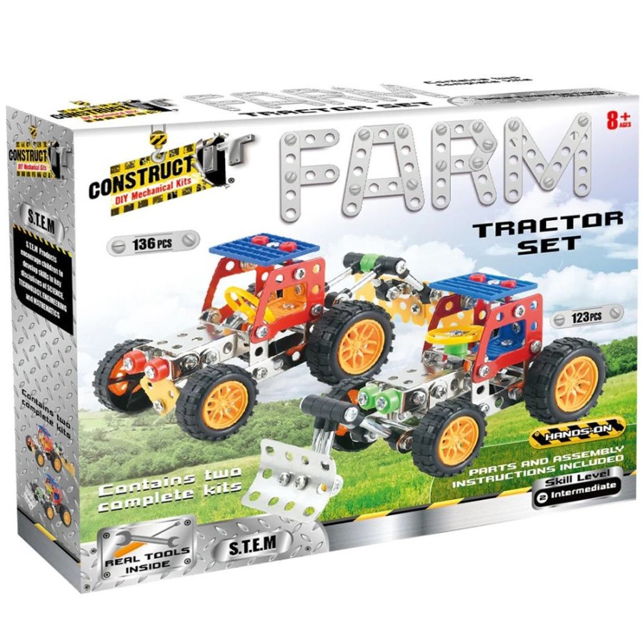 A-C Construct IT | Construct It Farm Tractor Set 123P