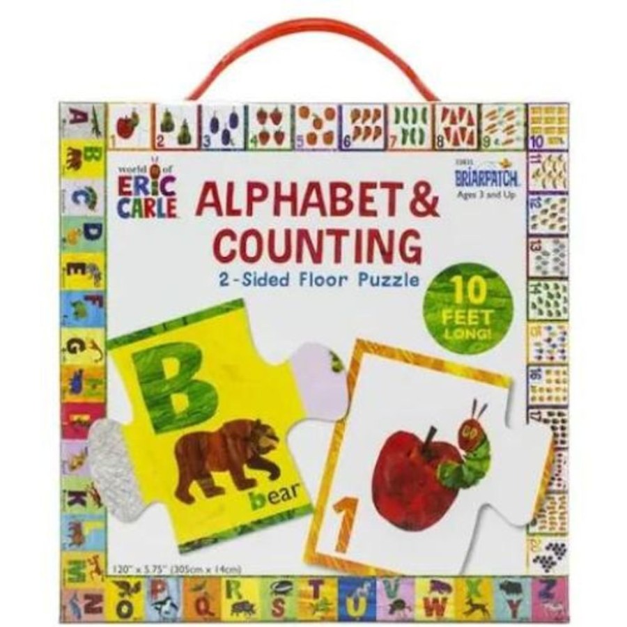 D-M University Games | U Games The World Of Eric Carle 2-Sided Alphabet & Counting Puzzle