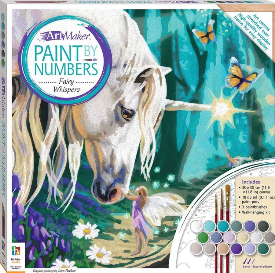 A-C Art Maker | Art Maker Paint By Numbers Canvas: Fairy Whispers