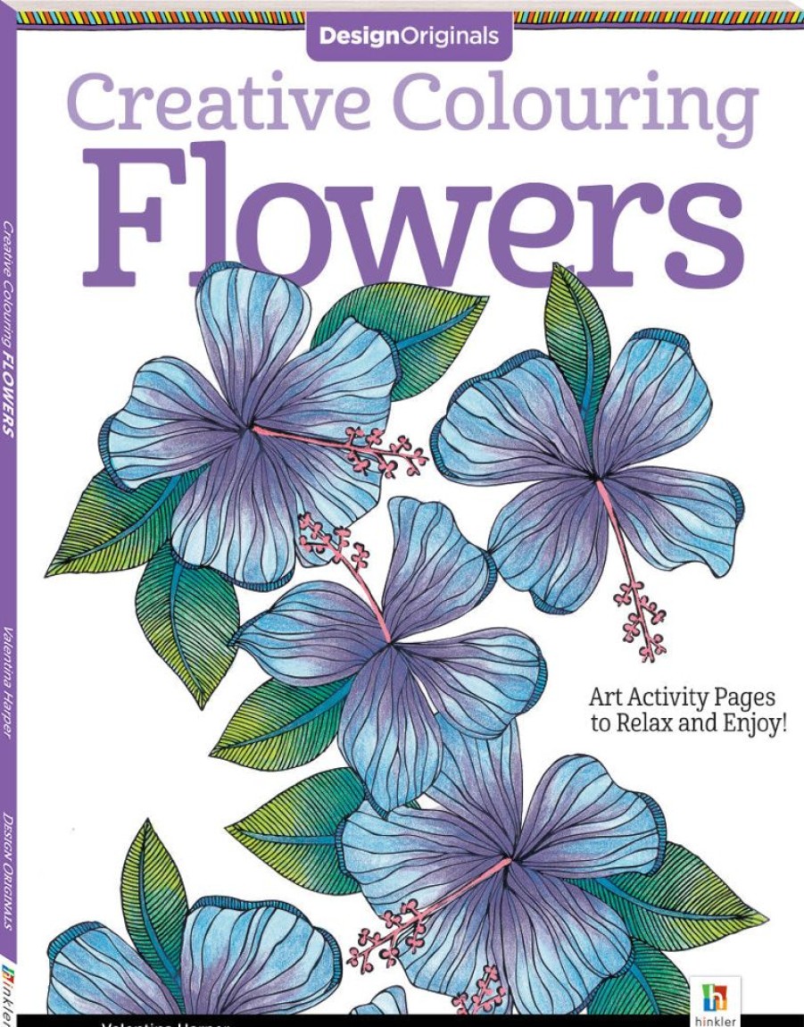 A-C Hinkler Books | Design Orignals Creative Colouring Flowers