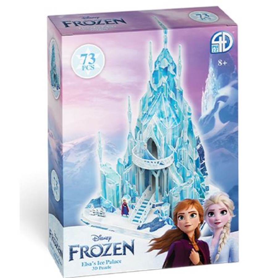 N-Z University Games | Disney 3D Paper Models: Frozen Ice Palace Castle 73Pc