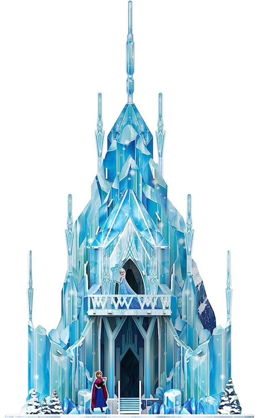 N-Z University Games | Disney 3D Paper Models: Frozen Ice Palace Castle 73Pc