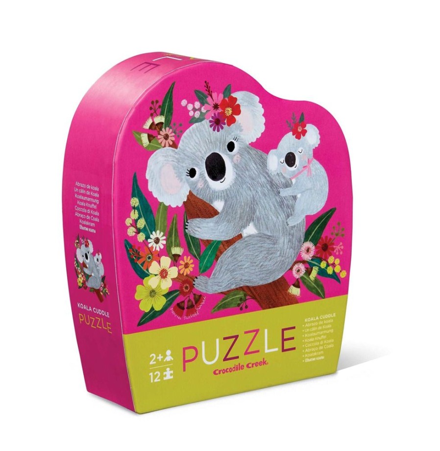 N-Z Crocodile Creek | Crocodile Creek 12Pc Mini Puzzle Koala Cuddle