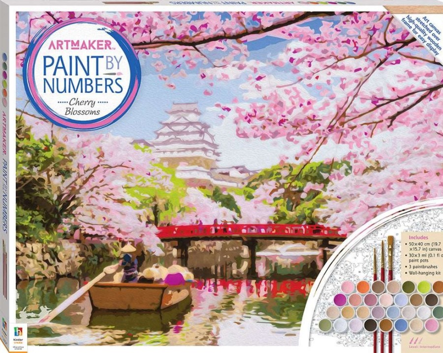 A-C Art Maker | Art Maker Paint By Numbers Canvas Himeji Castle