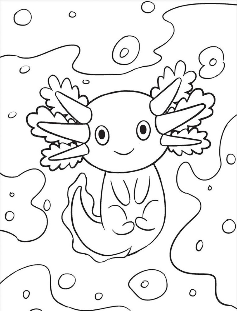 A-C Kaleidoscope | Kaleidoscope Colouring Kit: Axolotls