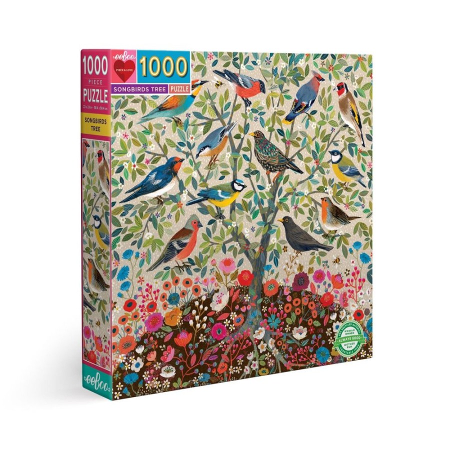 N-Z eeBoo | Eeboo 1000Pc Puzzle Songbirds Tree