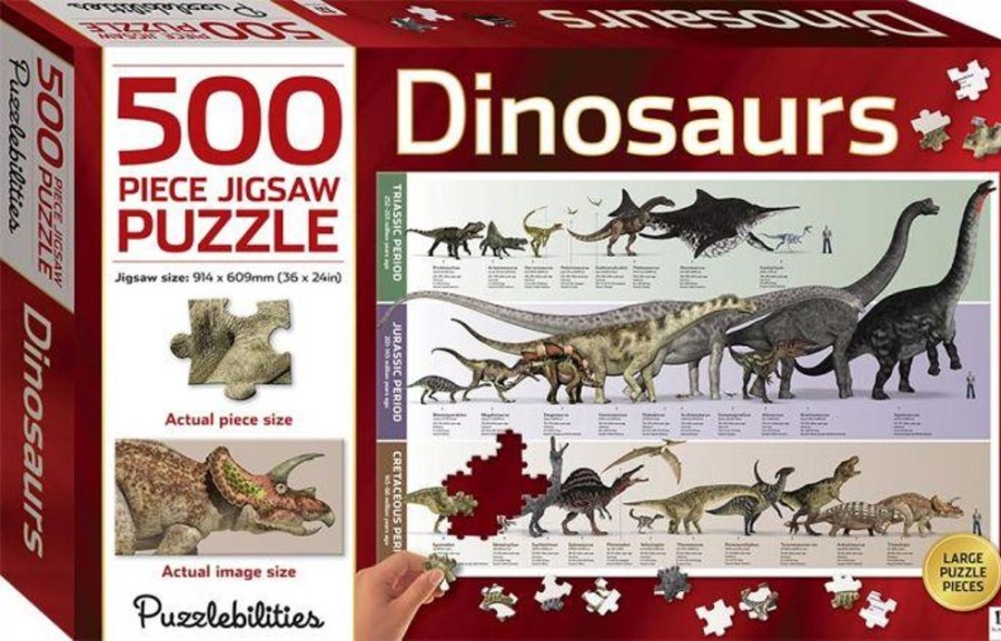 N-Z Puzzlebilites | Puzzlebilites Dinosaur 500Pc - Nz Educational Kids Toys