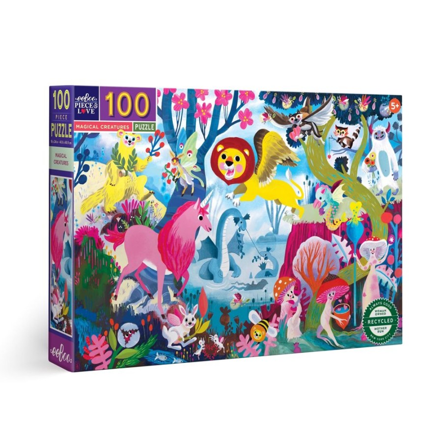 N-Z eeBoo | Eeboo 100Pc Puzzle Magical Creatures