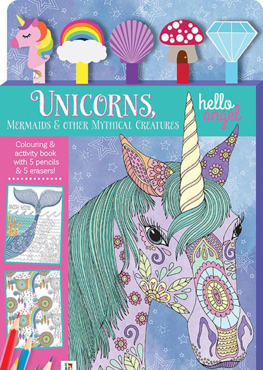 A-C Hinkler Books | 5-Pencil Set Hello Angel Unicorns