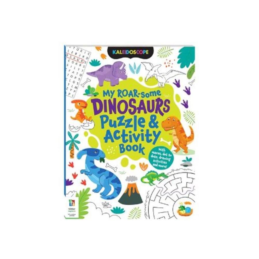 A-C Kaleidoscope | Kaleidoscope Colouring: My First Dinosaurs Puzzle & Activity Book