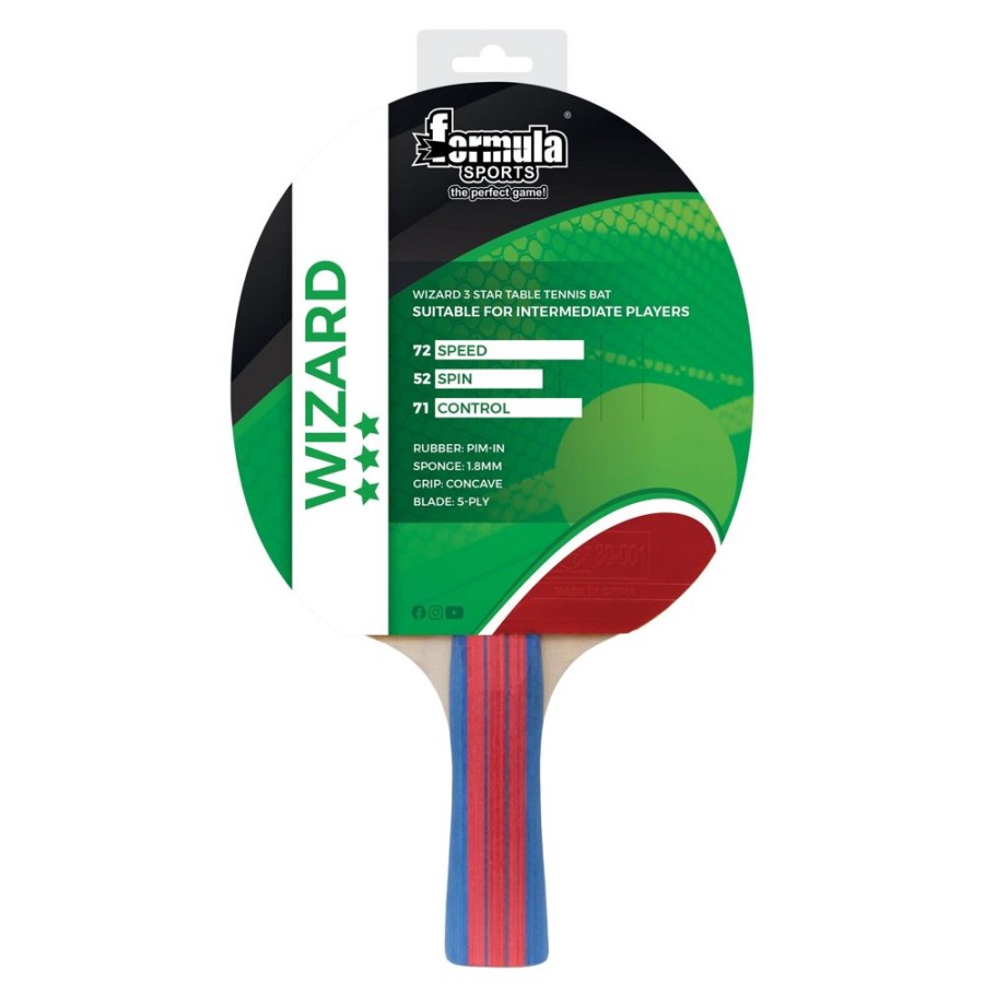 D-M Formula Sports | Formula Sport Table Tennis Bat Wizard 3 Star