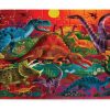 N-Z Crocodile Creek | Crocodile Creek 60Pc Foil Puzzle Dazzling Dinos