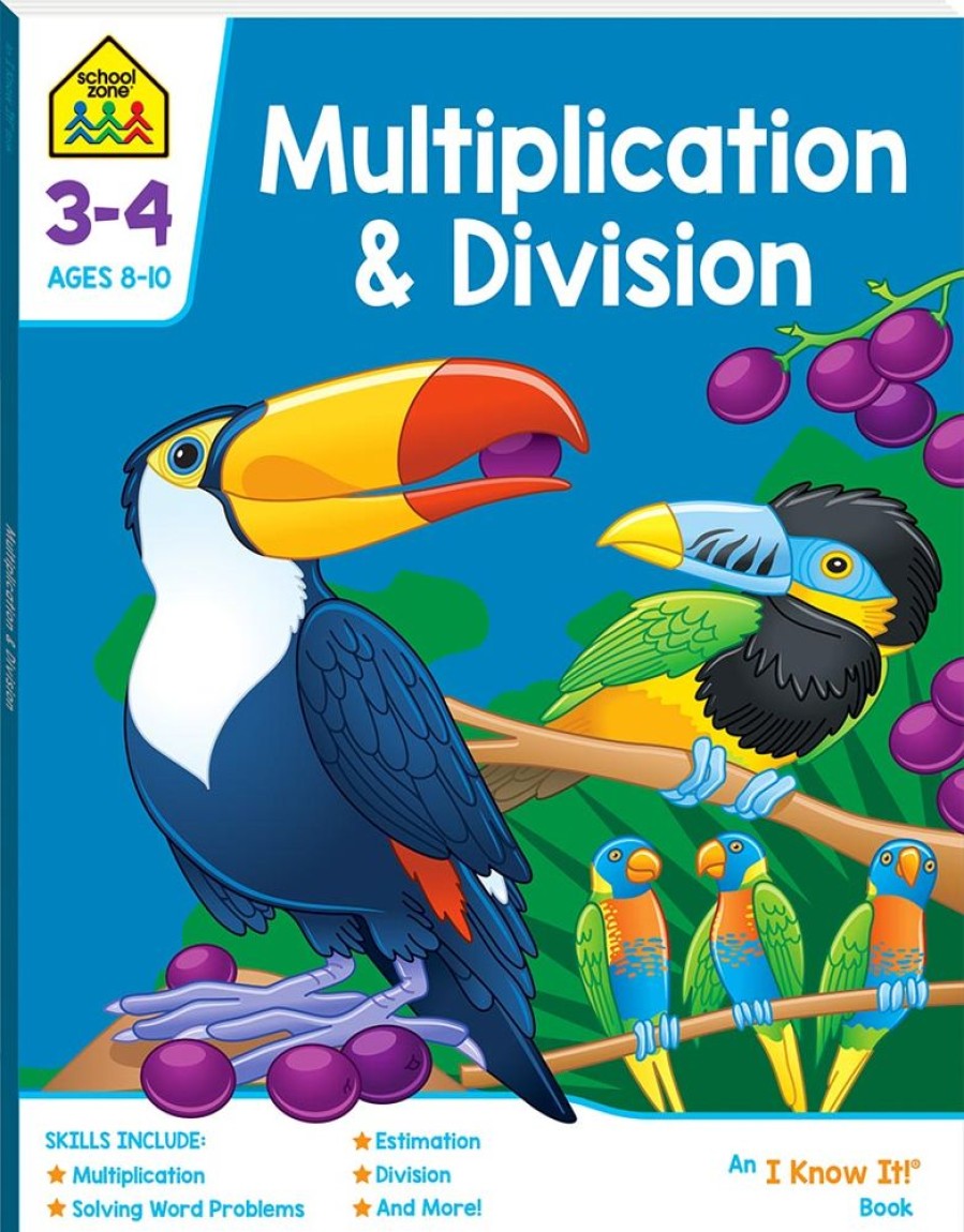 N-Z School Zone | School Zone I Know It - Multiplication And Division