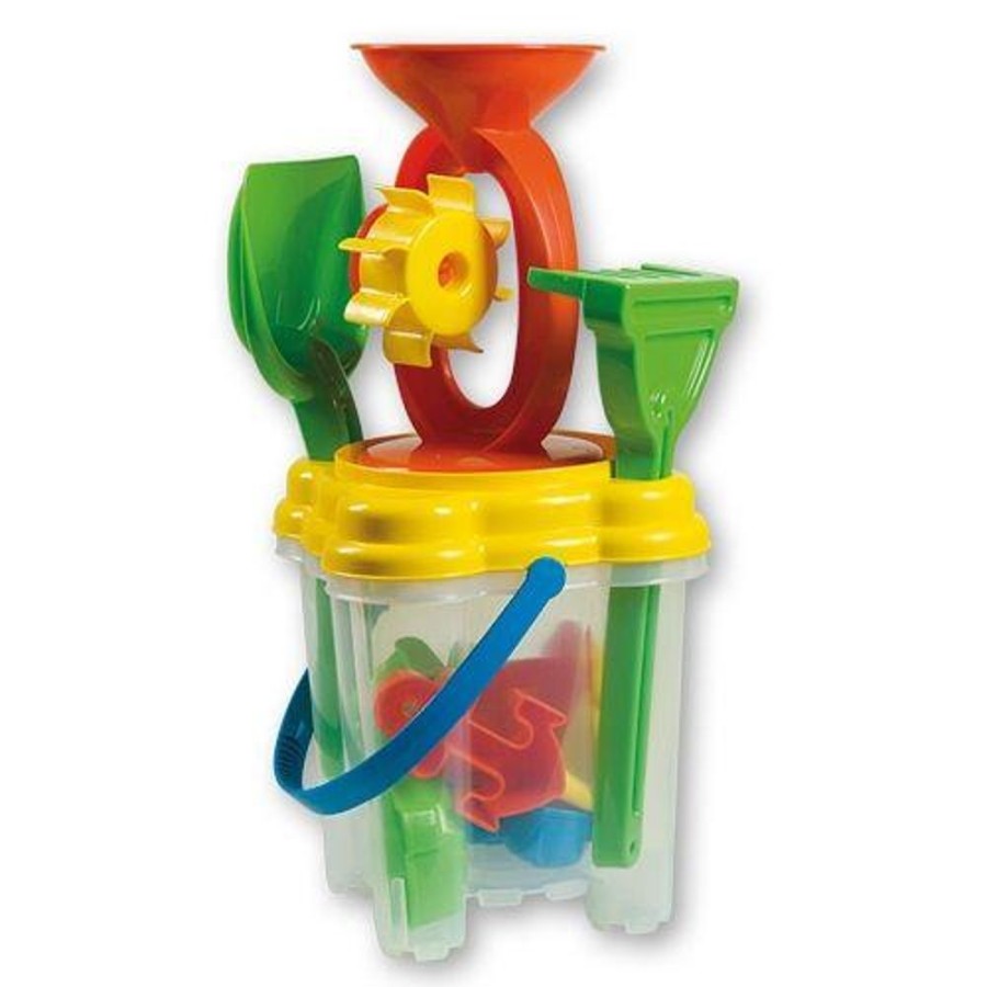 N-Z Androni Sand & Water Play | Androni Summertime Square Transparent Bucket Set - Kids Toys Online Nz