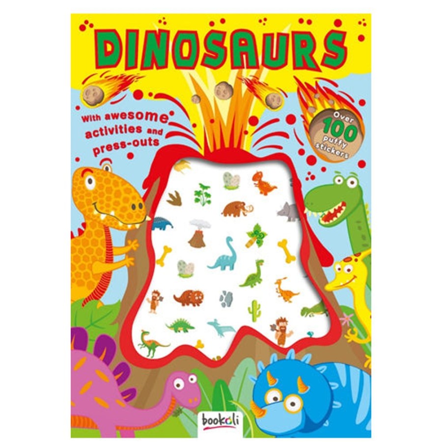 A-C Hinkler Books | Puffy Sticker Windows: Dinosaurs