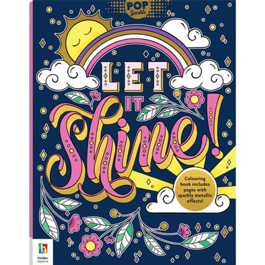 A-C Hinkler Books | Pop Sparkle: Let It Shine Colouring Book