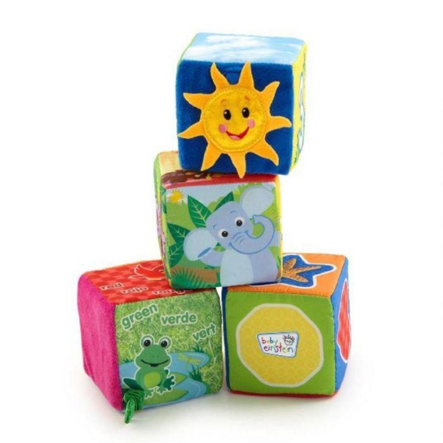 D-M Baby Einstein | Baby Einstein Explore & Discover Soft Blocks - Educational And Learning Nz