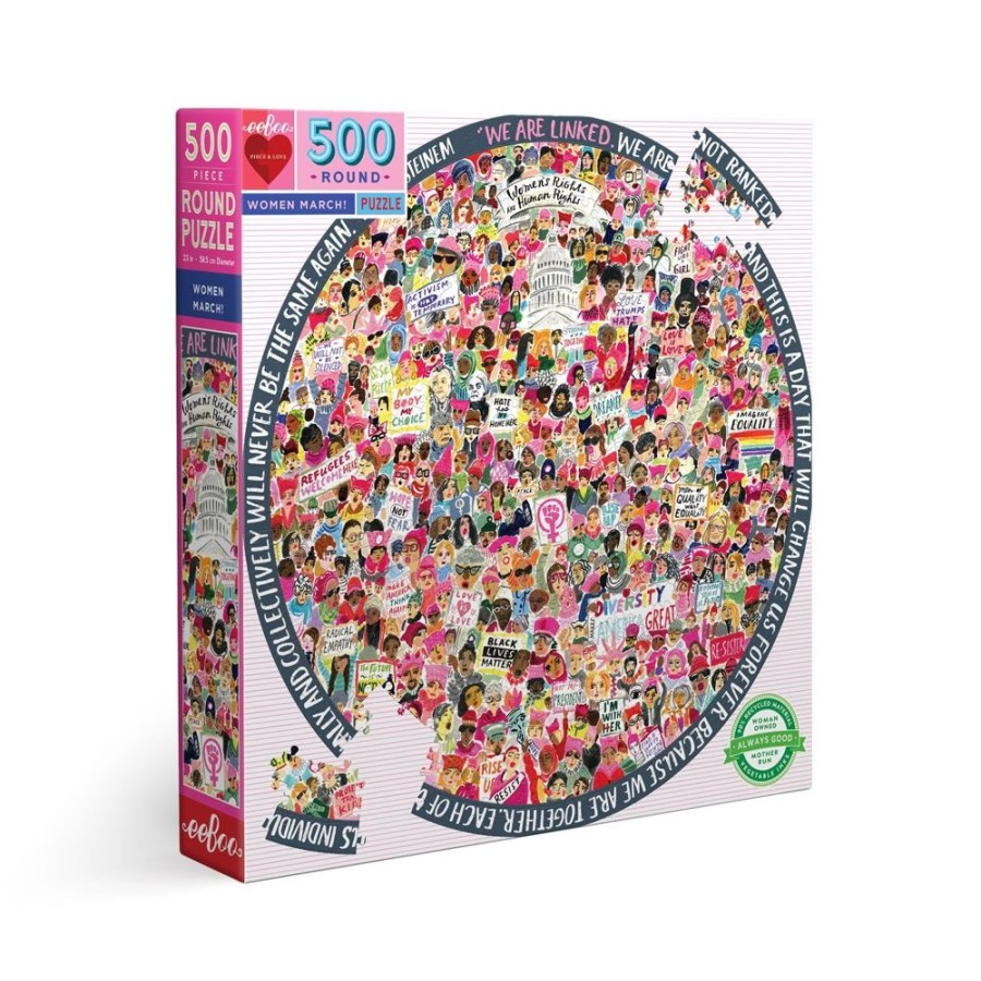 N-Z eeBoo | Eeboo 500Pc Puzzle Women March! Rd