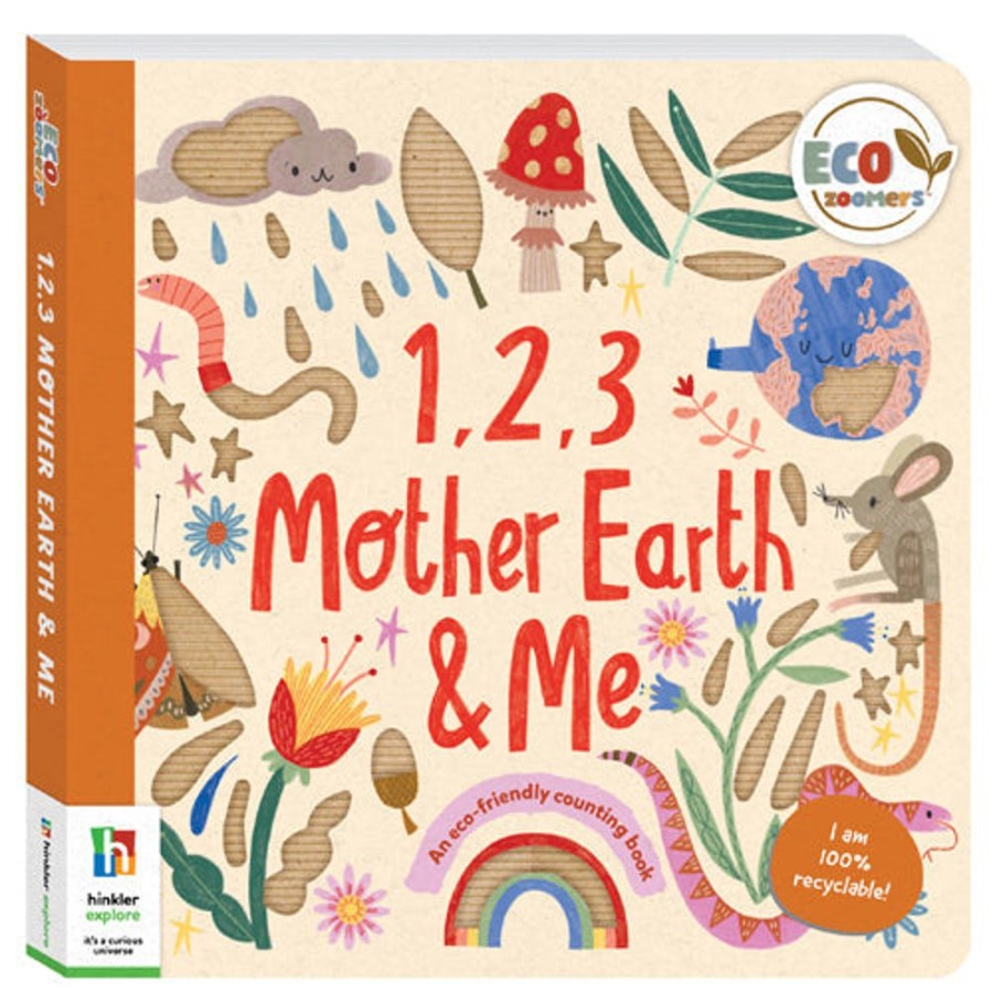 A-C Hinkler Books | Eco Zoomers 1,2,3 Mother Earth & Me Board Book