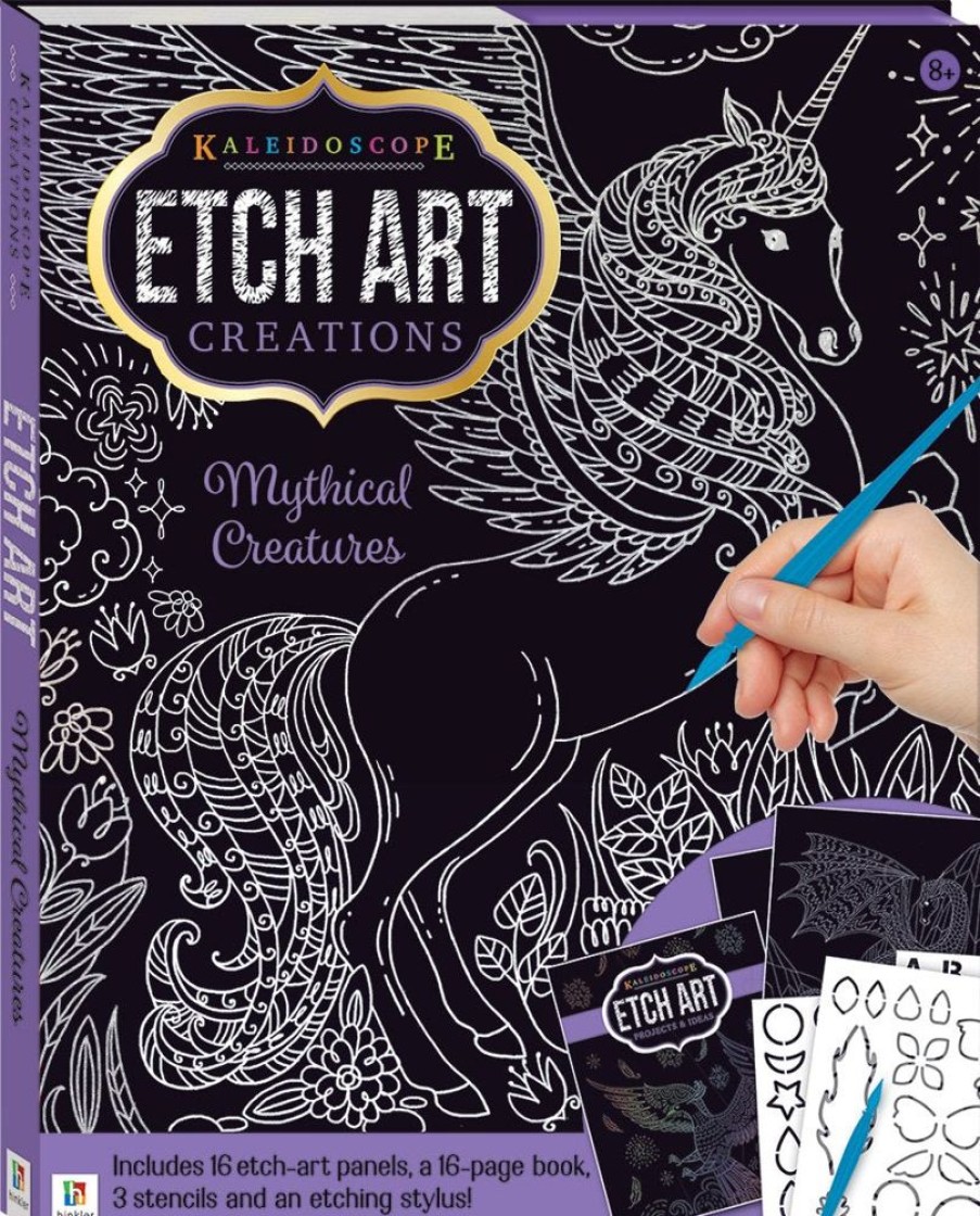 A-C Hinkler Books | Etch Art Binder Mythical Creatures