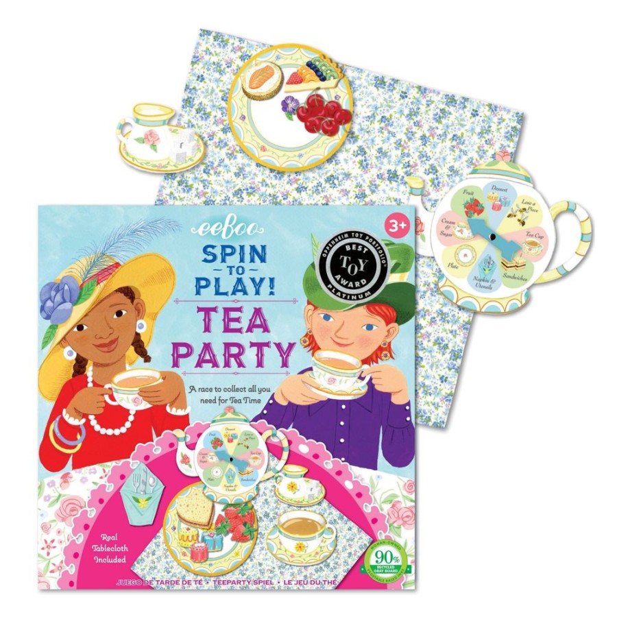 N-Z eeBoo | Eeboo Spinner Game Tea Party