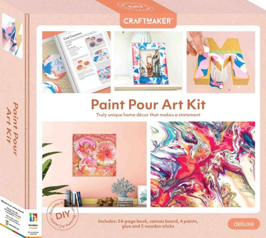 A-C Craft Maker | Craft Maker Deluxe Paint Pouring Art Kit