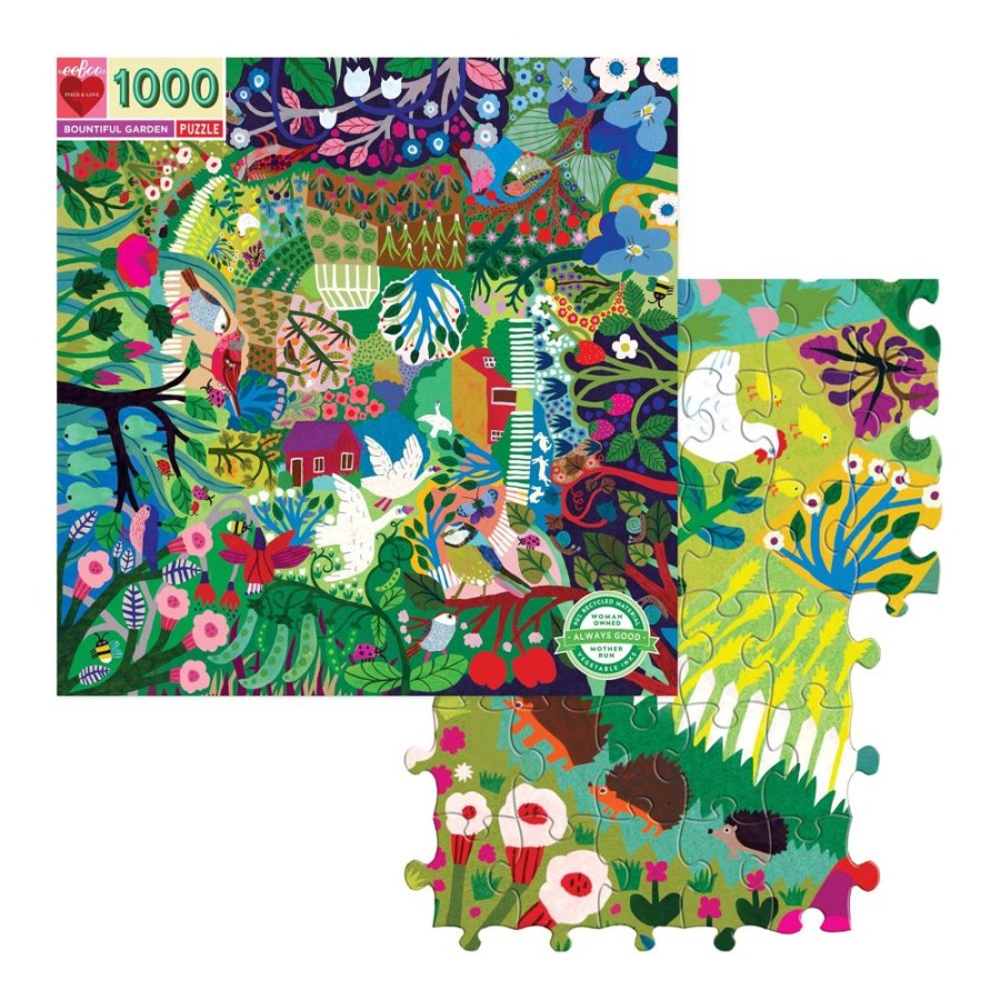 N-Z eeBoo | Eeboo 1000Pc Puzzle Bountiful Garden