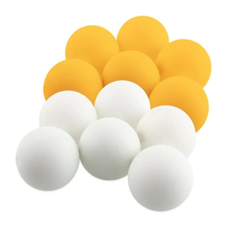 D-M Formula Sports | Formula Sport Table Tennis Balls White & Orange 12Pk