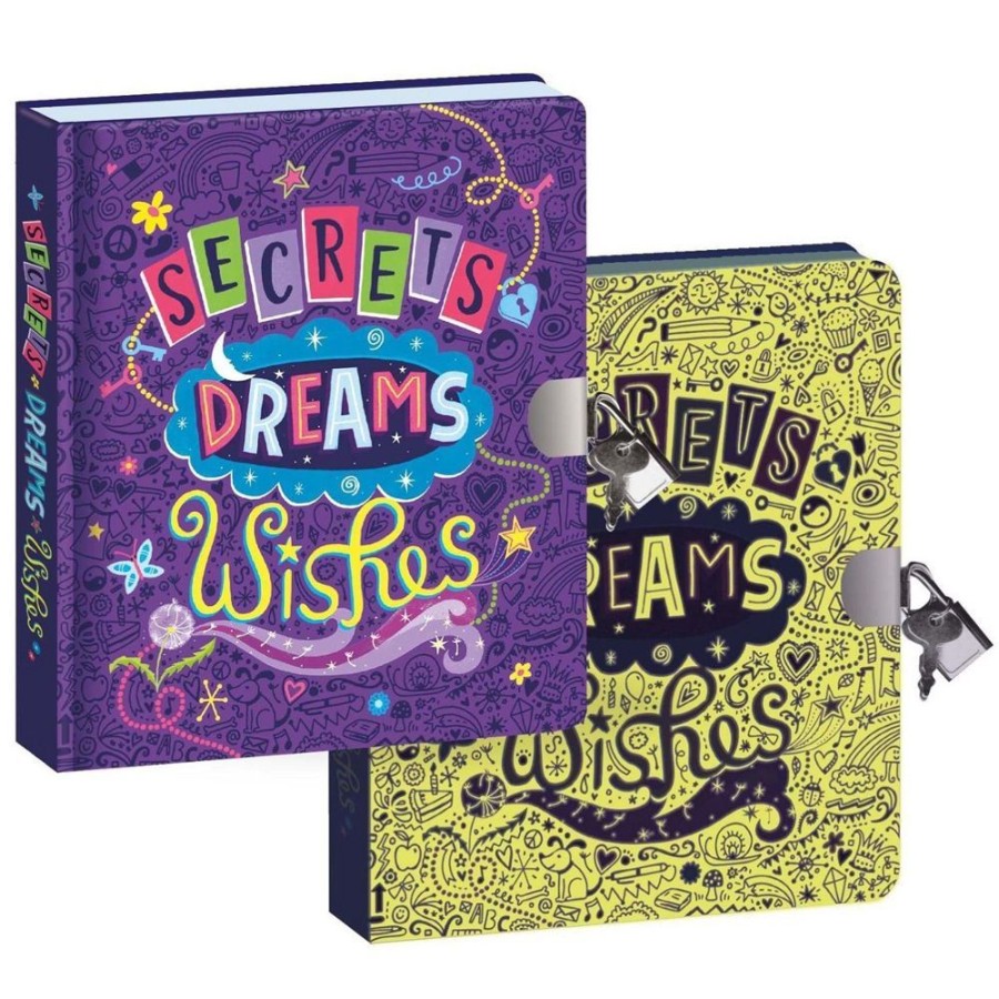 A-C Peaceable Kingdom | Peaceable Kingdom Lockable Diary: Secrets, Dreams, Wishes