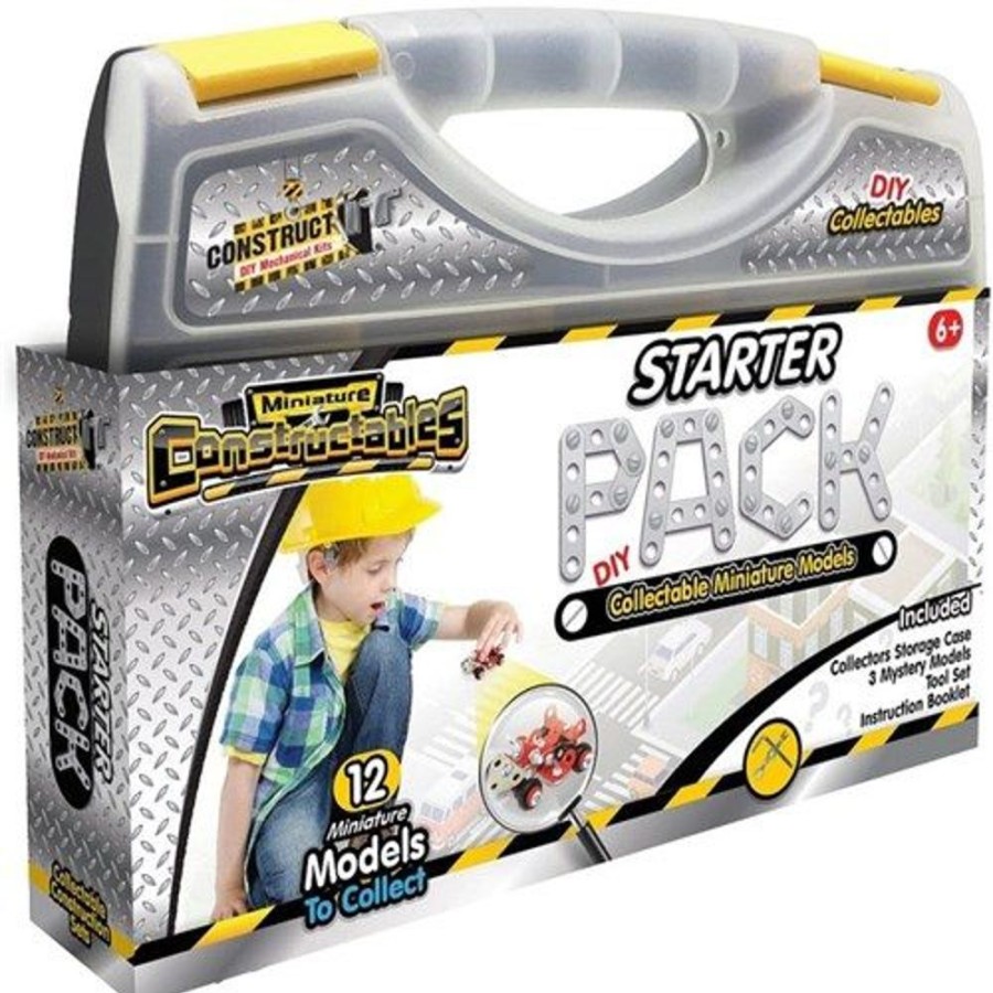 D-M Construct IT | Construct It Starter Case - Diy Collectable 3 Piece Mystery Models Pac