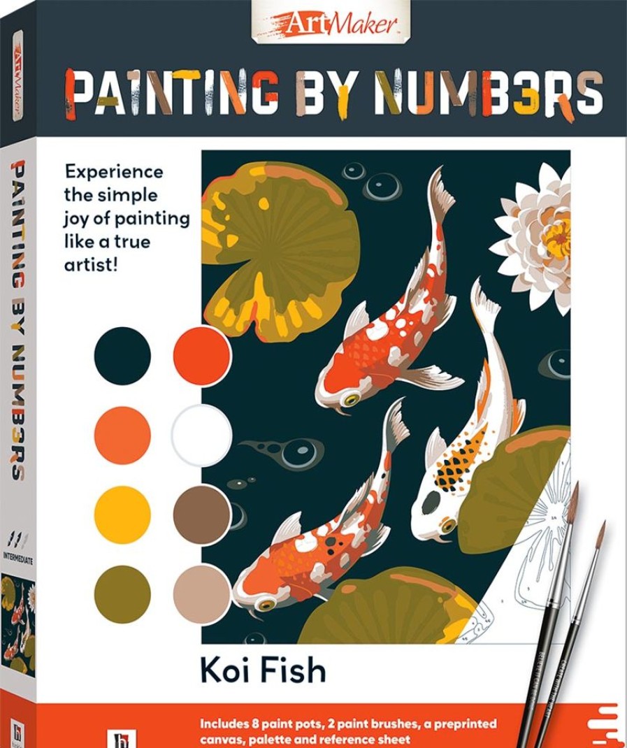 A-C Art Maker | Art Maker Paint By Numbers: Koi Fish