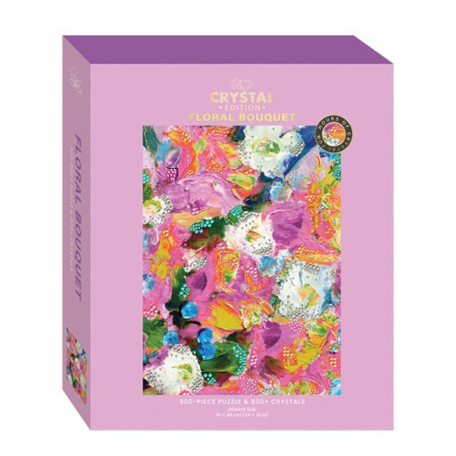 N-Z Mindbogglers | Elevate 500Pc Crystal Jigsaw: Floral Bouquet