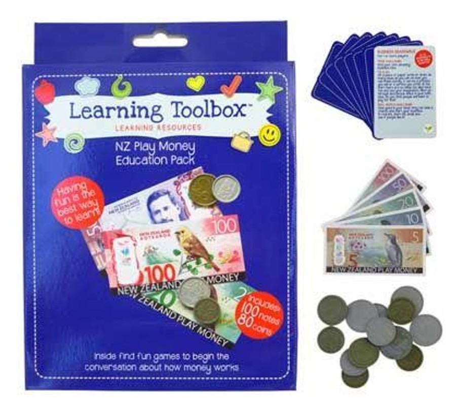 D-M Learning Toolbox | Nz Play Money Boxed Gift Set - Nz Kids Games