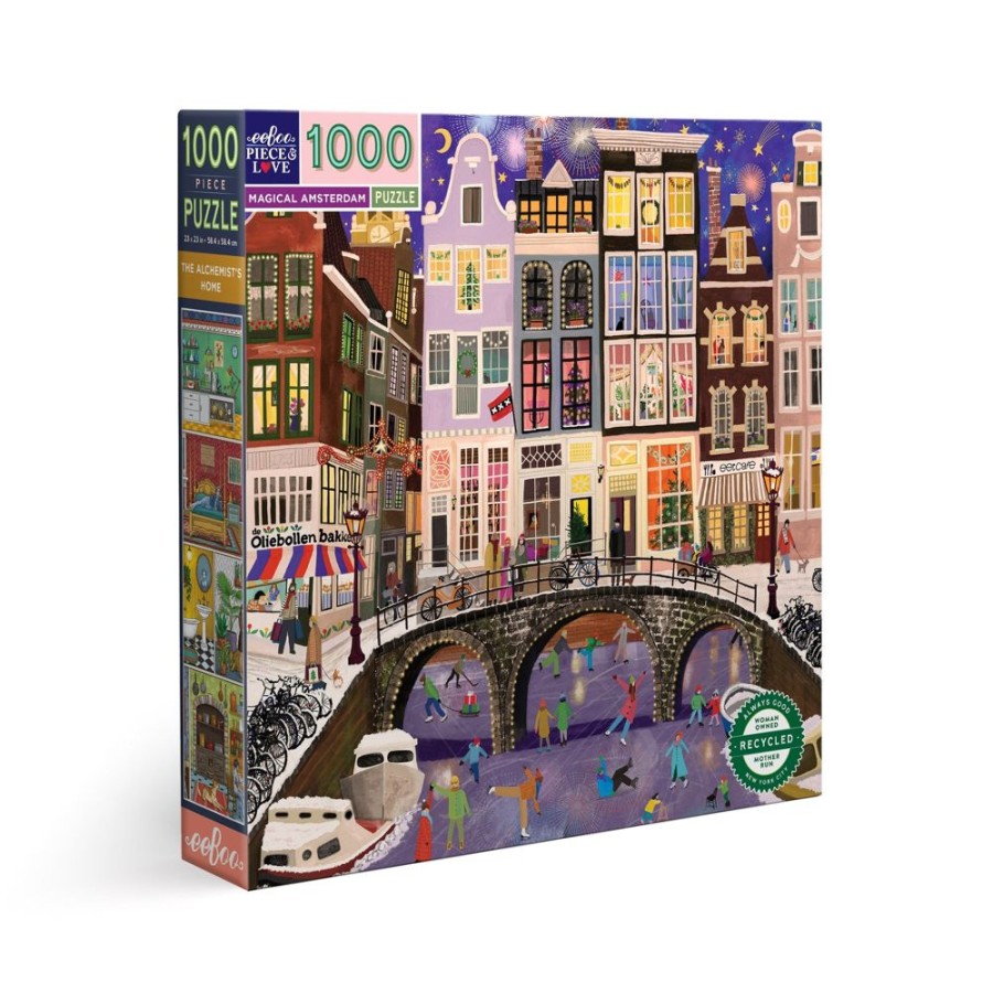 N-Z eeBoo | Eeboo 1000Pc Puzzle Magical Amsterdam Sq