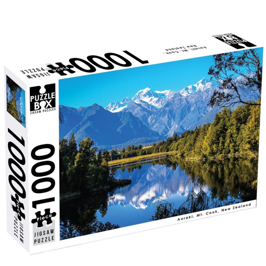 N-Z Puzzle Box | Premium Cut 1000Pc Puzzle: Aoraki Mt Cook