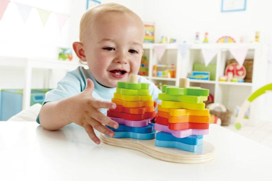 D-M Hape | Hape Double Rainbow Stacker