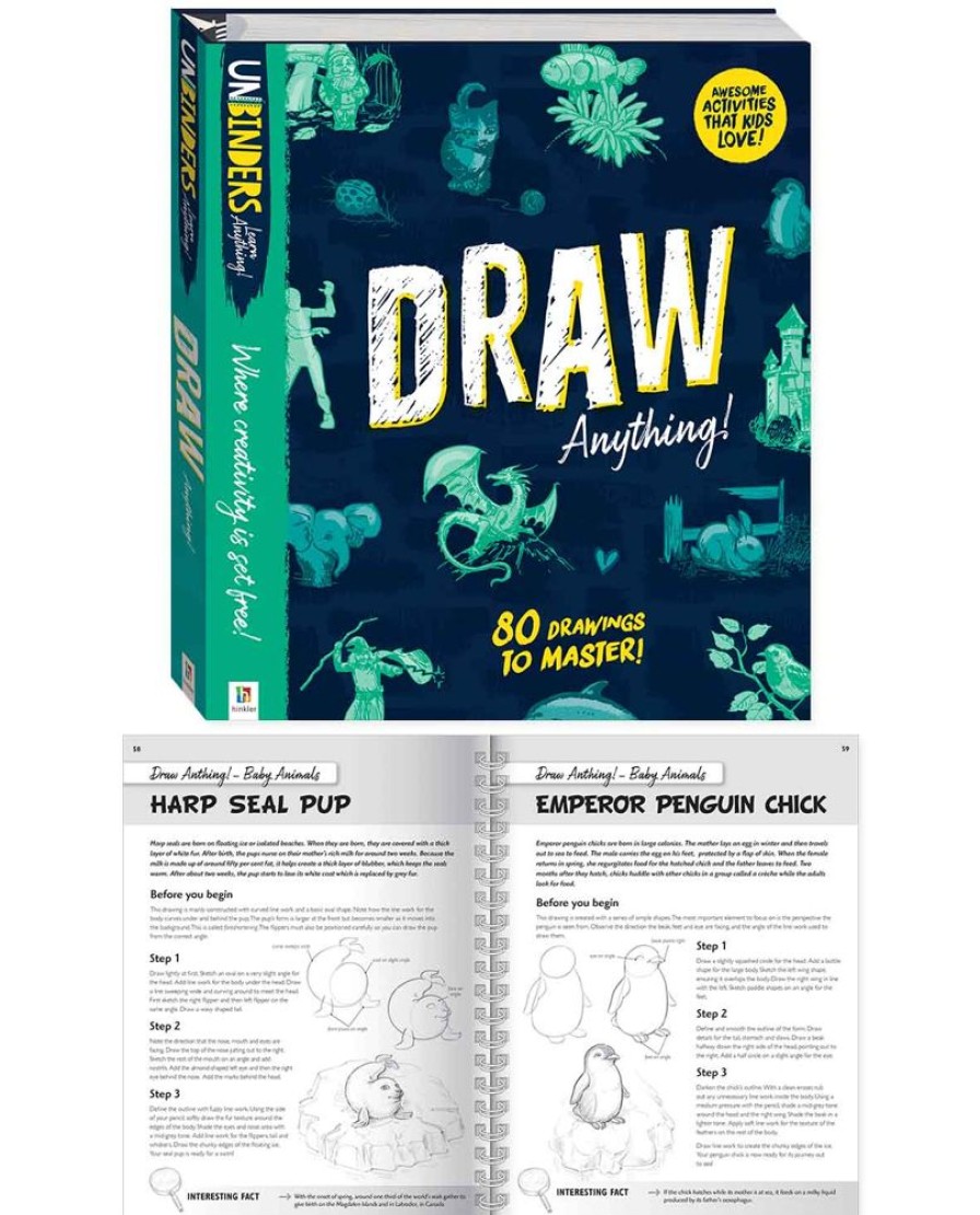 A-C Hinkler Books | Unbinders: Draw Anything!