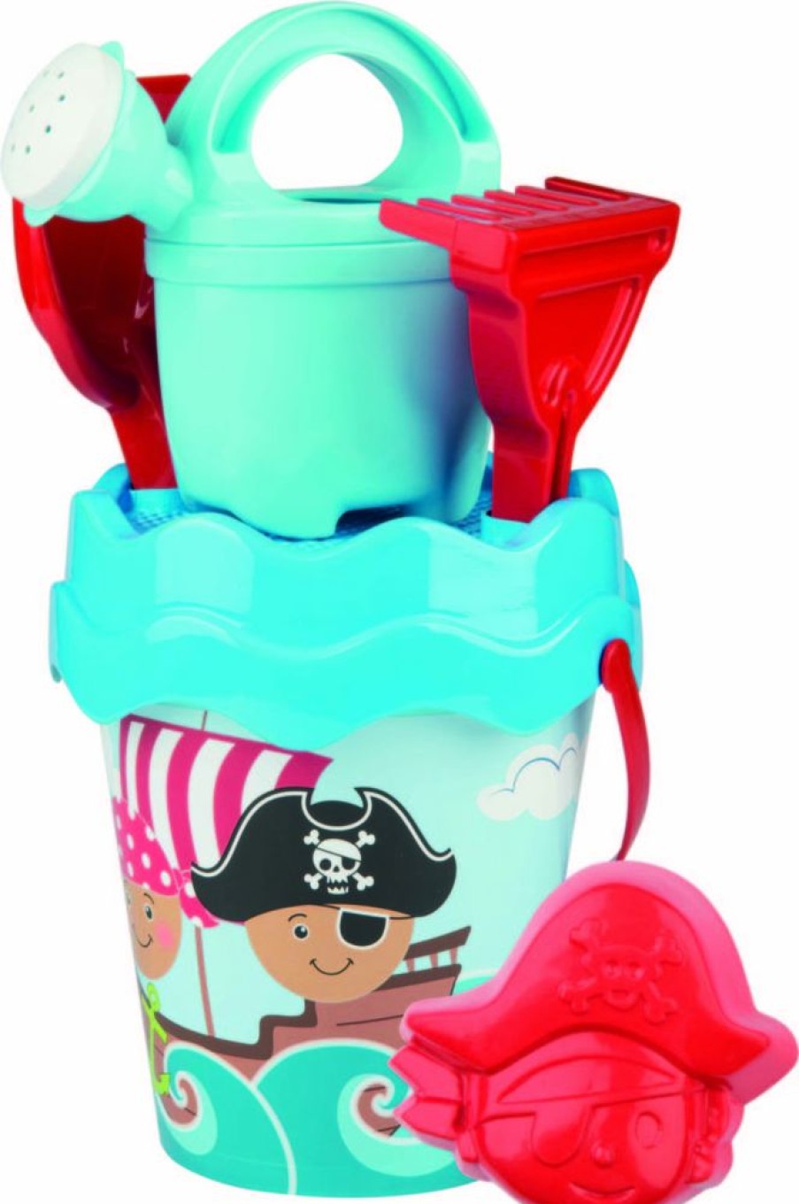 N-Z Androni Sand & Water Play | Pirates Adventure Bucket Set