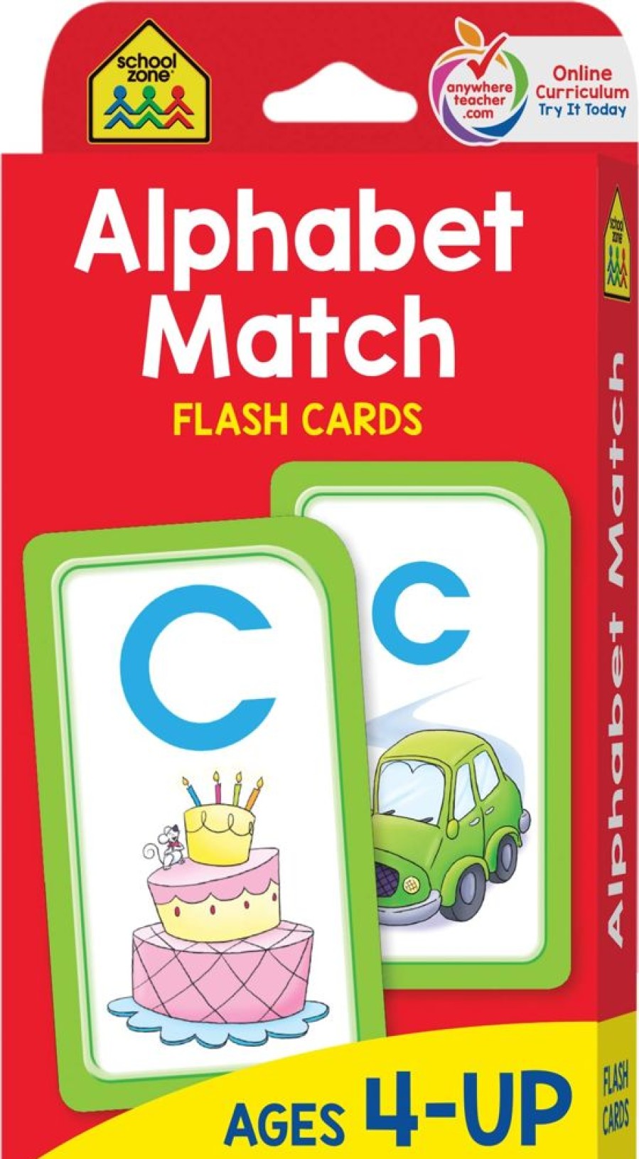 D-M School Zone | School Zone Flash Cards - Alphabet Match