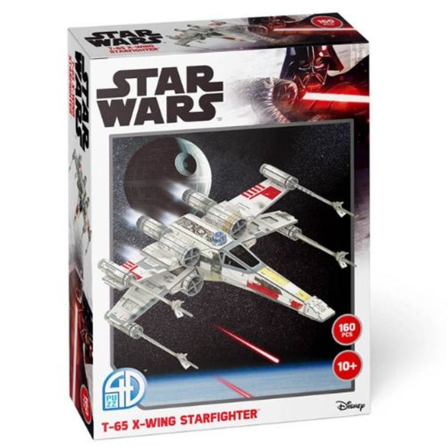 N-Z University Games | Star Wars 3D Paper Models: X Wing Star Fighter T-65 160Pc