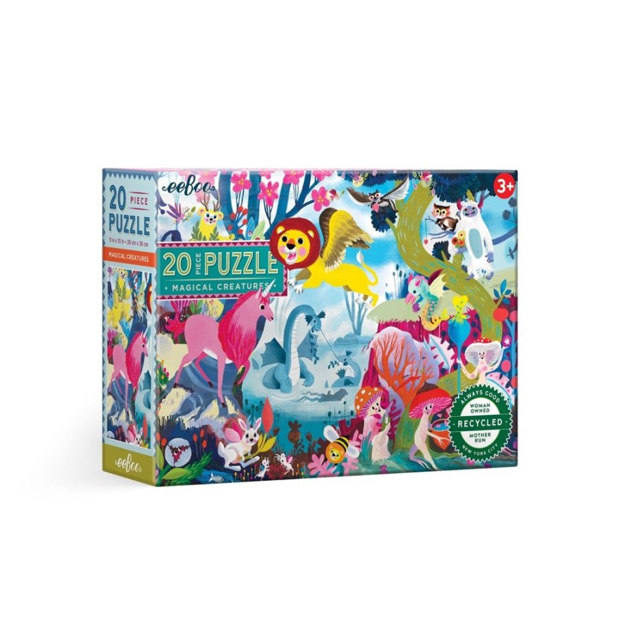 N-Z eeBoo | Eeboo 20Pc Puzzle Magical Creatures