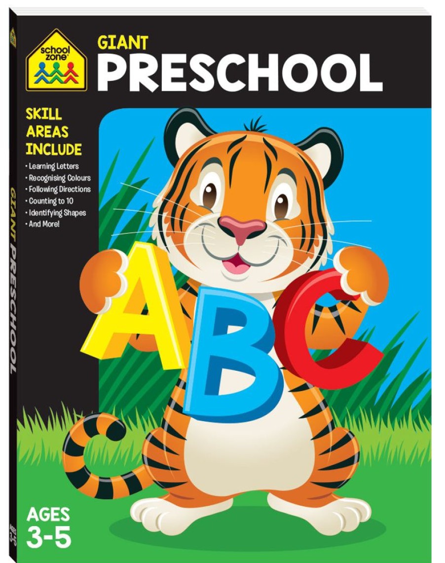 N-Z School Zone | School Zone Giant Workbooks: Preschool