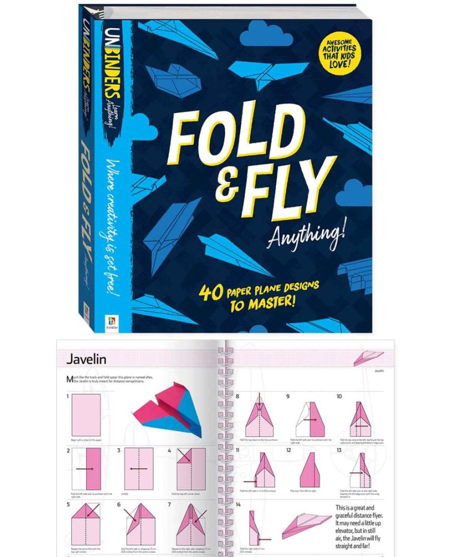 N-Z Hinkler Books | Unbinders: Fold And Fly Anything!