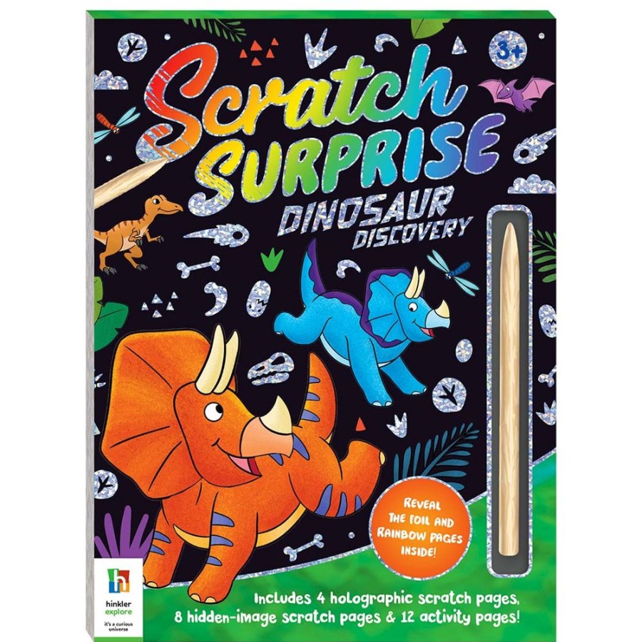 A-C Hinkler Books | Scratch Surprise Dinosaur Discovery