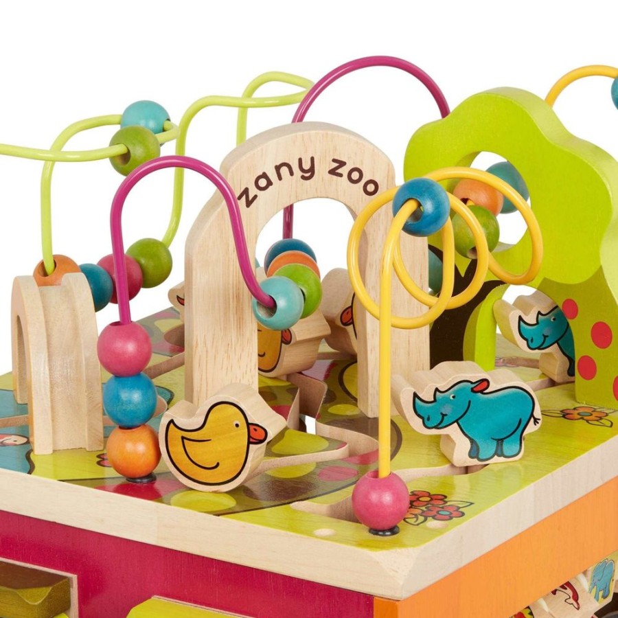 N-Z B. | B. Zany Zoo Wooden Activity Cube