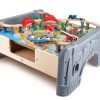 N-Z Hape | Hape 70Pc Railway Train And Table Set